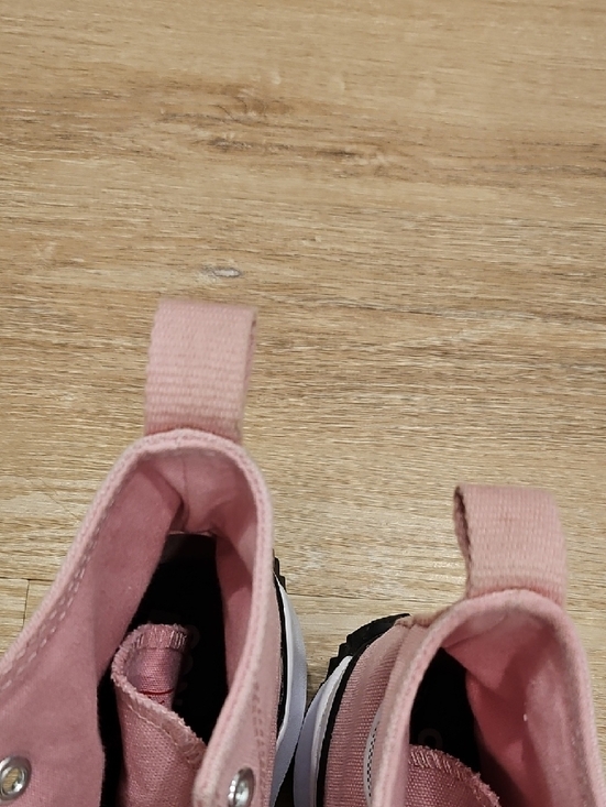 Converse Pink High Top Canvas Sneakers - Picture 7 of 11